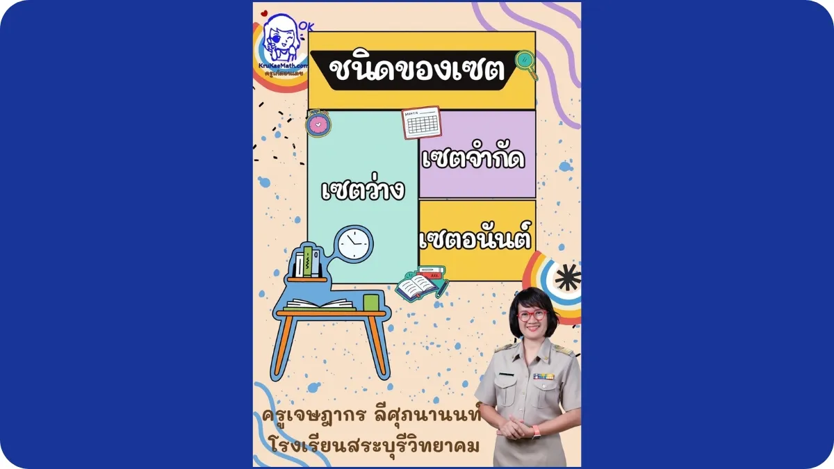 ชนิดของเซต2 ชนิดของเซต2